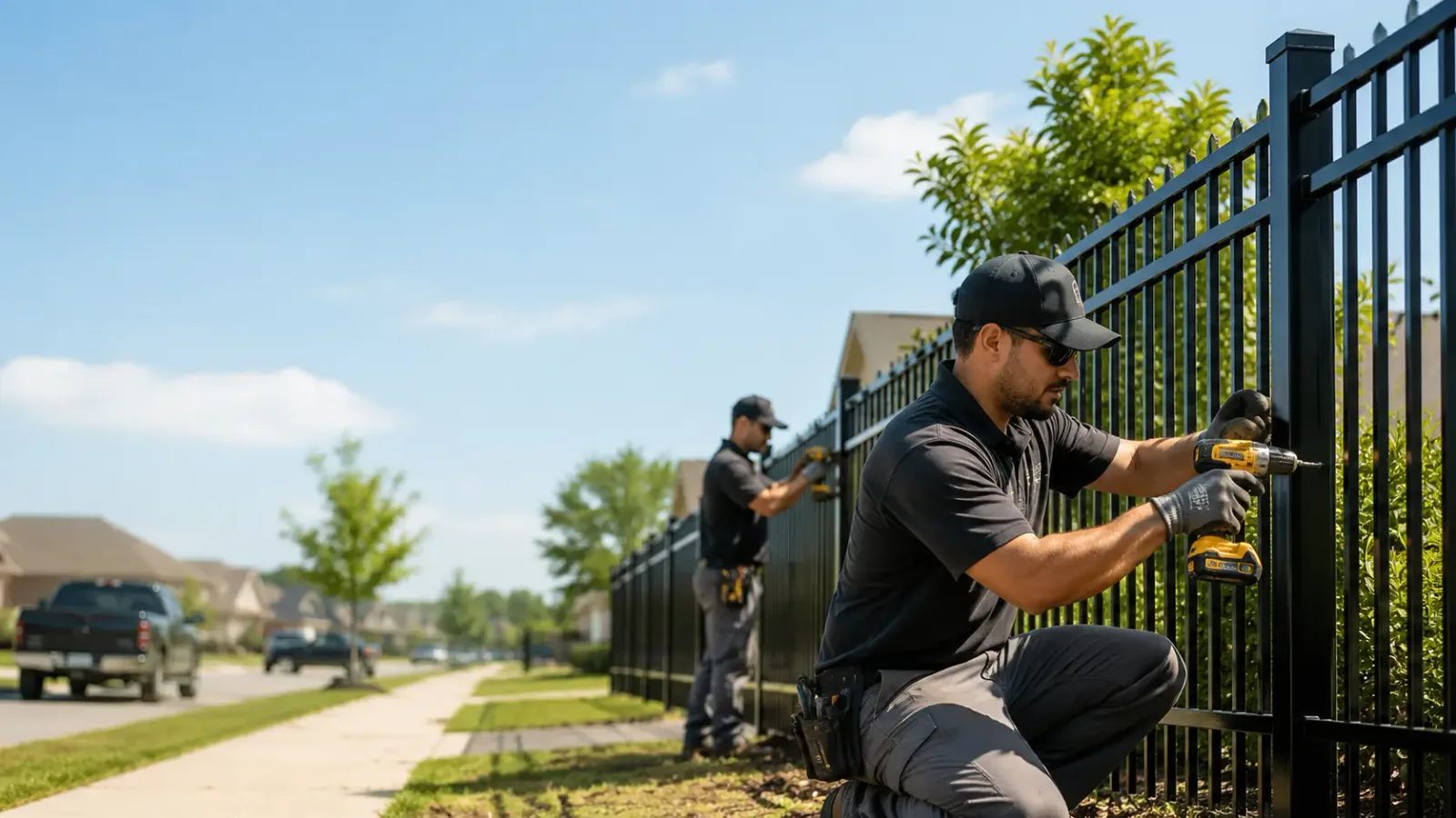 Metal Fence Installation in Post, TX